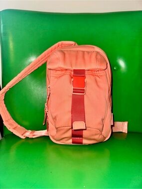 Vera Bradley Peach Crossbody Satchel with Adjustable Strap